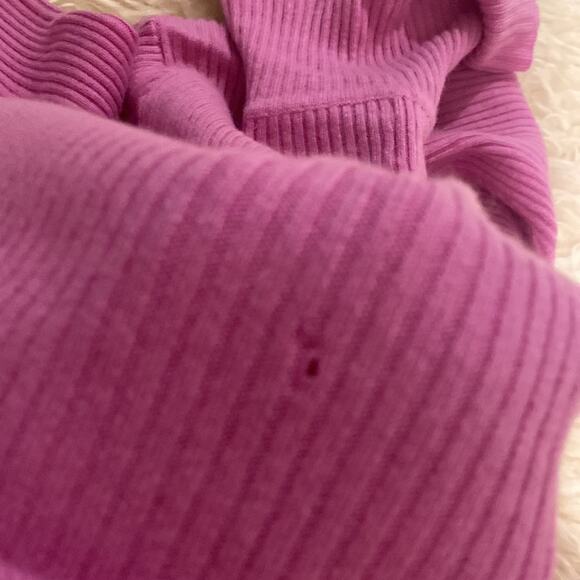 Isaac Mizrahi Women’s Lilac Purple Turtleneck Sweater/Dress Ribbed Cashmere Sz S - Picture 5 of 13